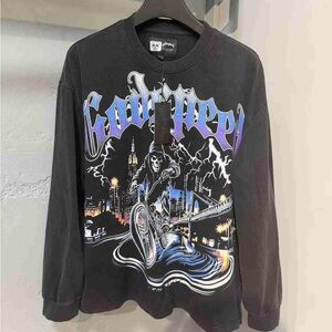 Godspeed Black Graphic Sweatshirt with Urban Design